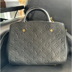 Louis Vuitton Empreinte Black Montaigne BB Noir